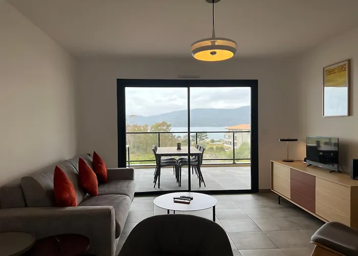 Bel'orizonte Proche Centre Et Plage, Vue Propriano (Corsica)